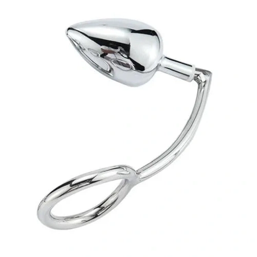 Hook Cock Steel with Ring Set Anal DiscreetChoice Stainless 4663 0911